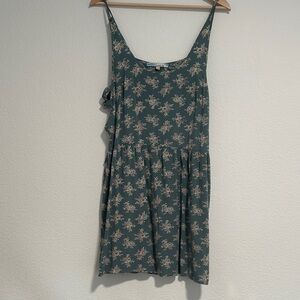 Floral Print Sleeveless Dress